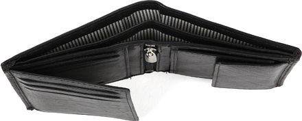 Suitable Portemonnee Nikkei Zwart Leer - Skim Proof 1104- Nikkei Black kopen