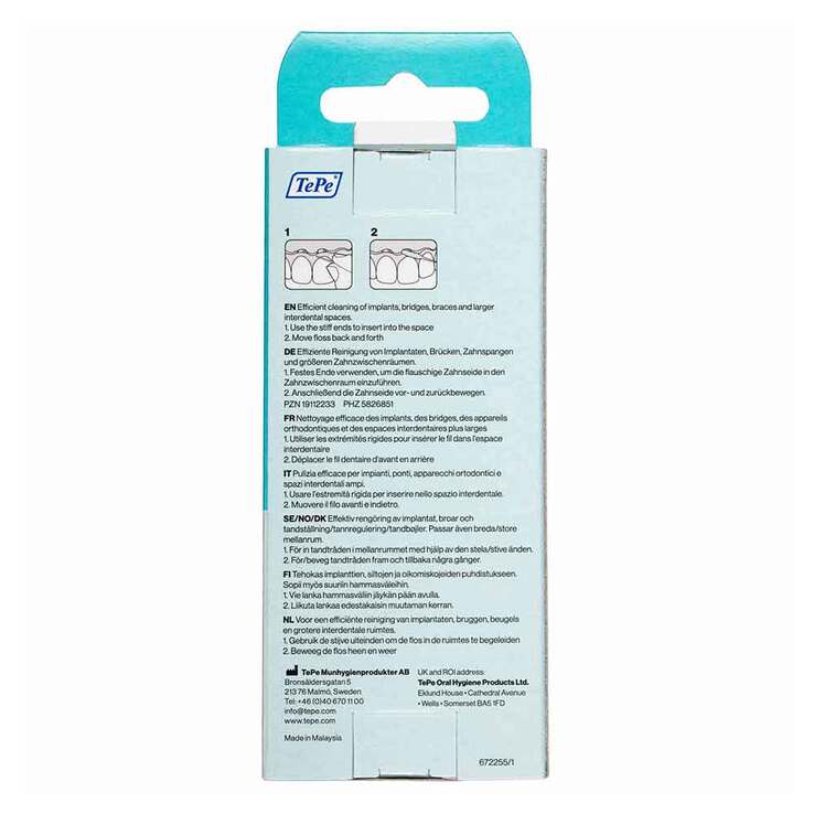 Tepe Bridge & Implant Floss, 30 St