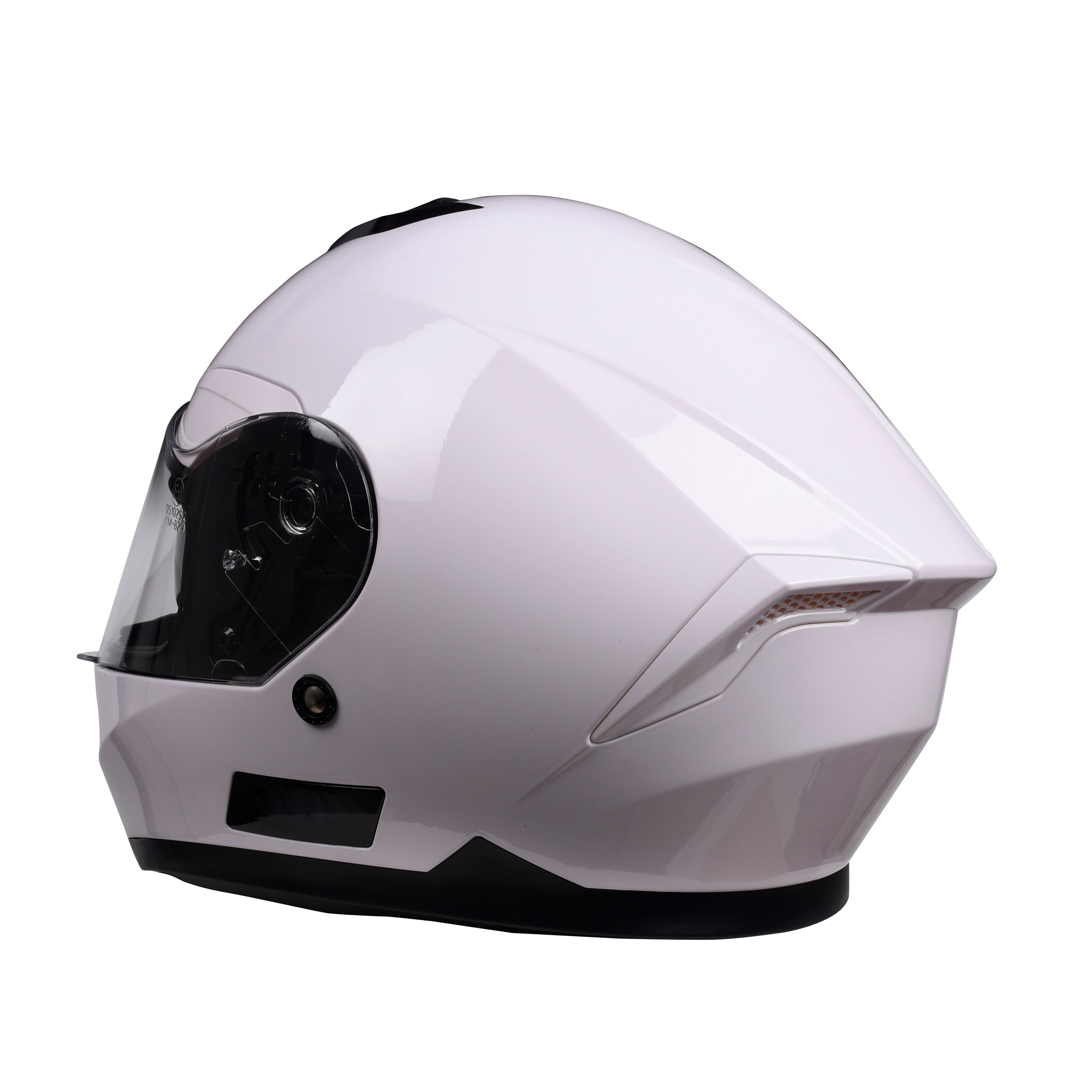 Motorrad Integralhelm Einzelvisier weiss Grösse 57/58