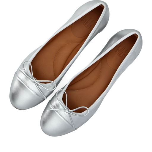 Billi Bi A6021 Ballerinasko, Silver Nappa, 41