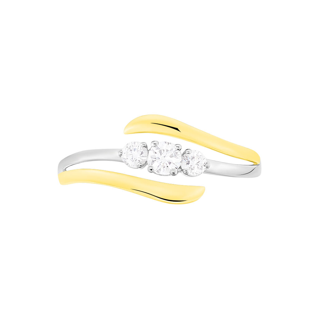 Bague Mayline Or Bicolore Diamant