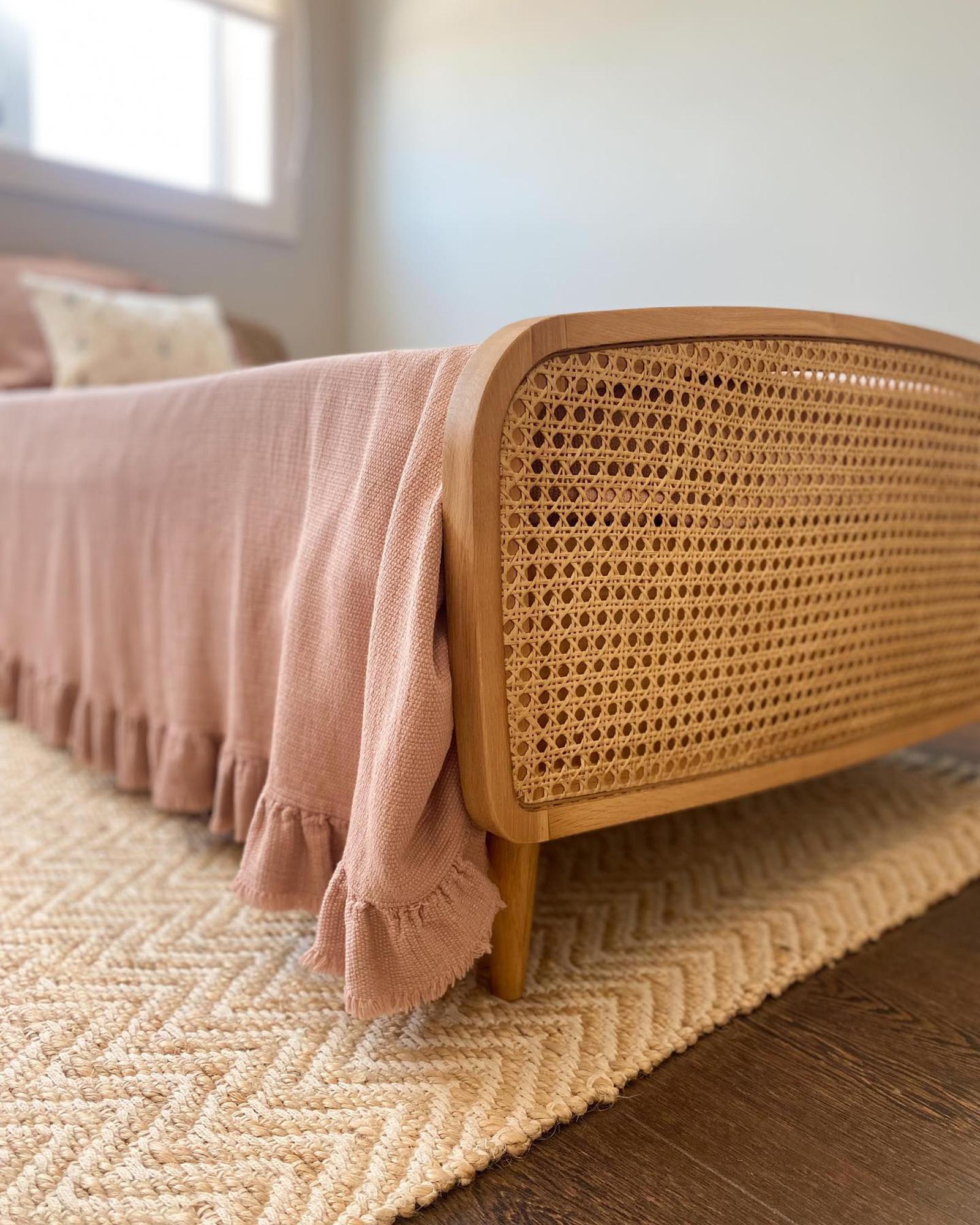 Vloerkleed AFRIN Beige 140 x 200 cm Jute