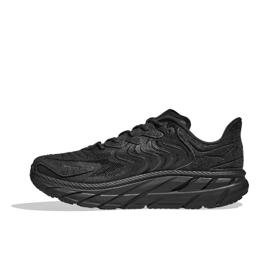 Hoka Clifton LS Sneakers, Black/Asphalt, 42 2/3