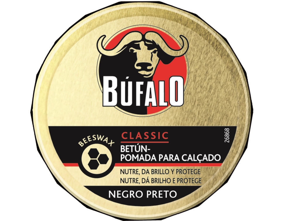 Creme Calçado Preto Lata Búfalo 75ml