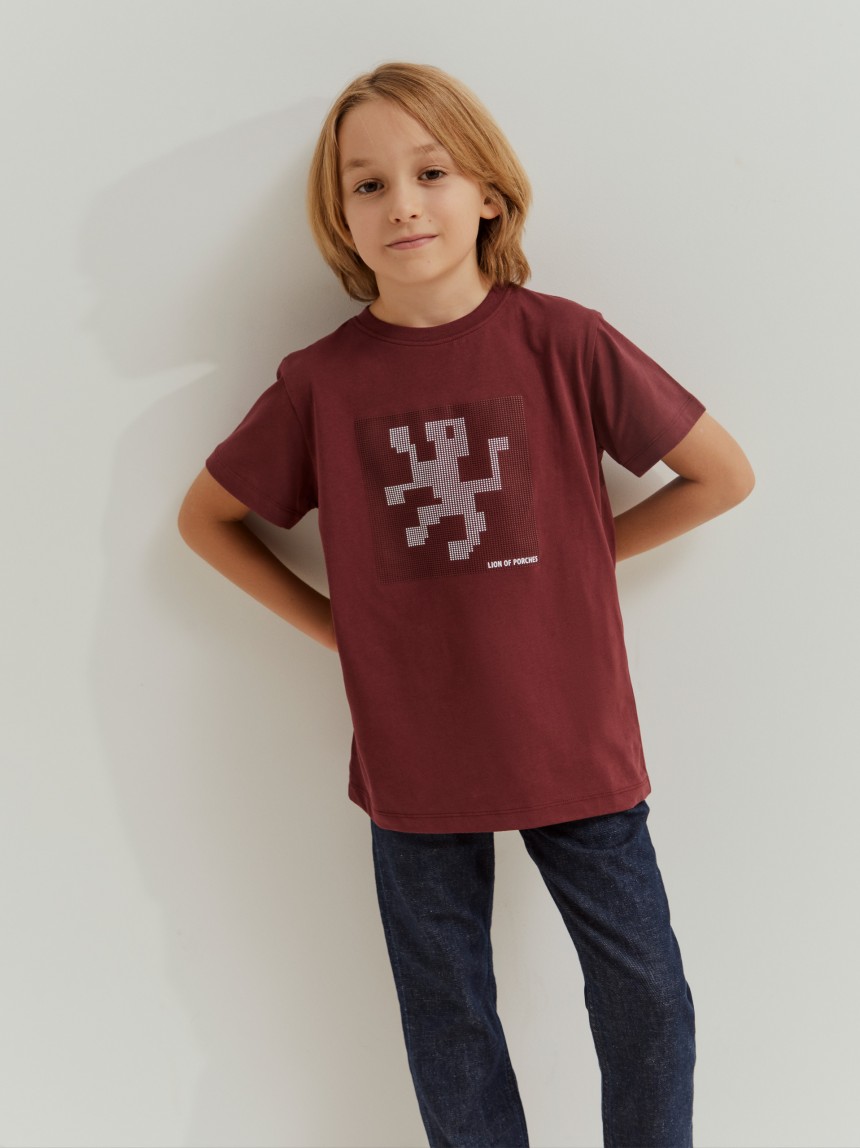 T-shirt de algodão Lion of Porches
