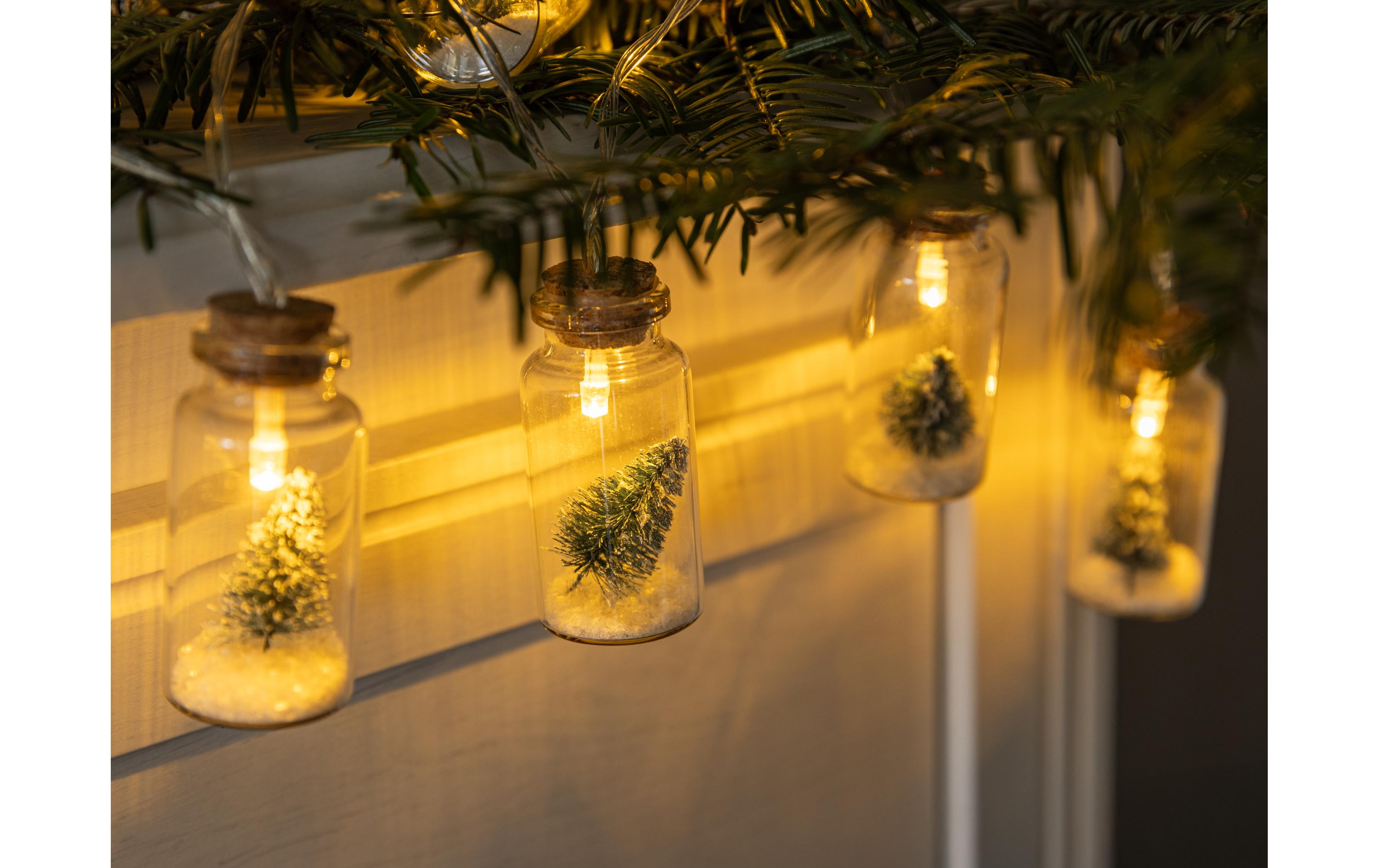 LED-Lichterkette Flaschenpost, 135 cmDekorative Weihnachtsbeleuchtung
