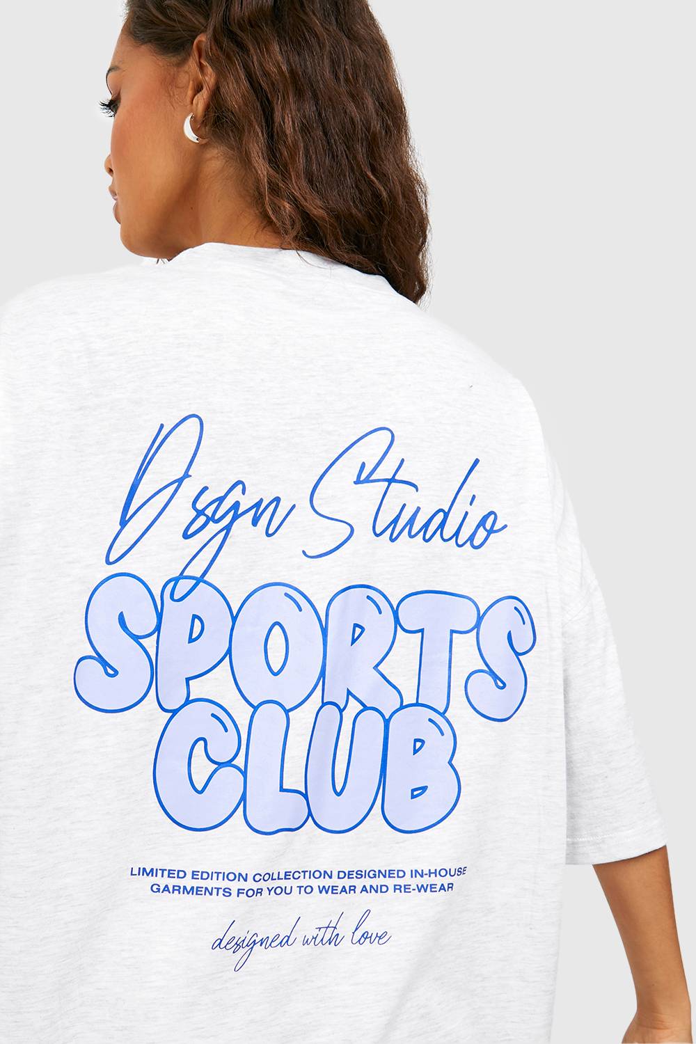 T-shirt Oversize À Slogan Bulle Sports Dsgn Studio