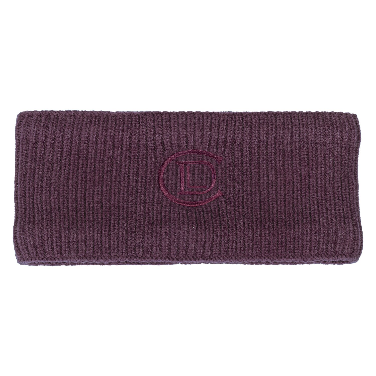 Cheval de Luxe Stirnband mit Logostickerei  - velevet plum - Einheitsgröße