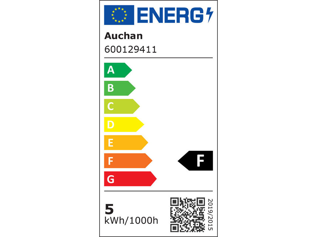 LÂMPADA LED STANDARD AUCHAN E27 35W DOURADO