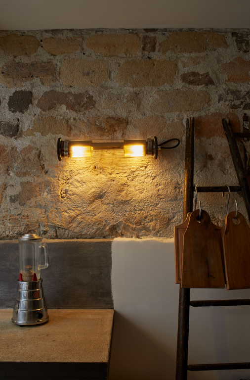 DCW éditions In The Tube 100-350 wandlamp zilver