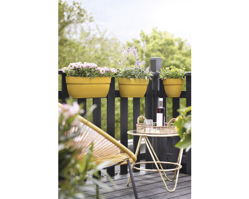 Hangende bloembak elho Vibia Campana kunststof 36 x 24,1 x 26,5 cm honinggeel