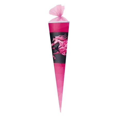 Herlitz Schultüte Pferde 70 cm, rund