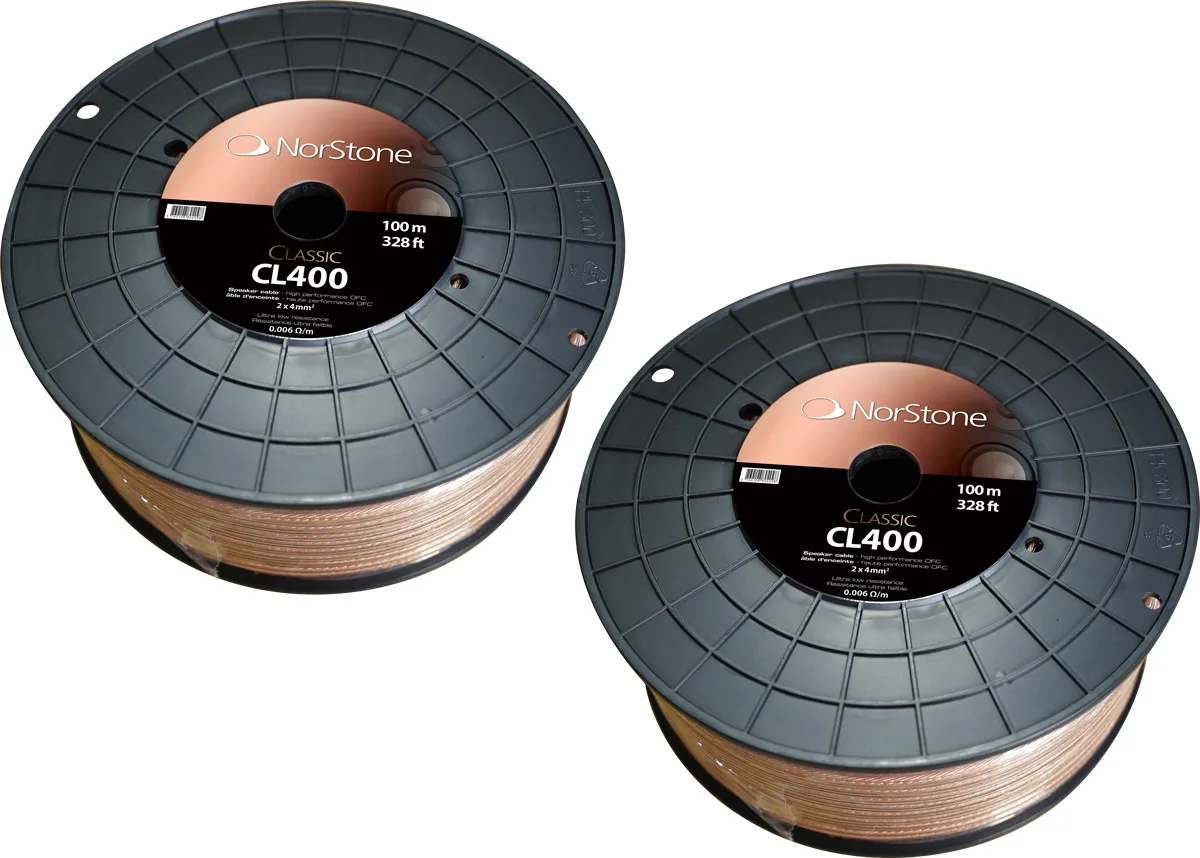 NorStone CL400 (200 m) Câbles d'enceintes en bobine