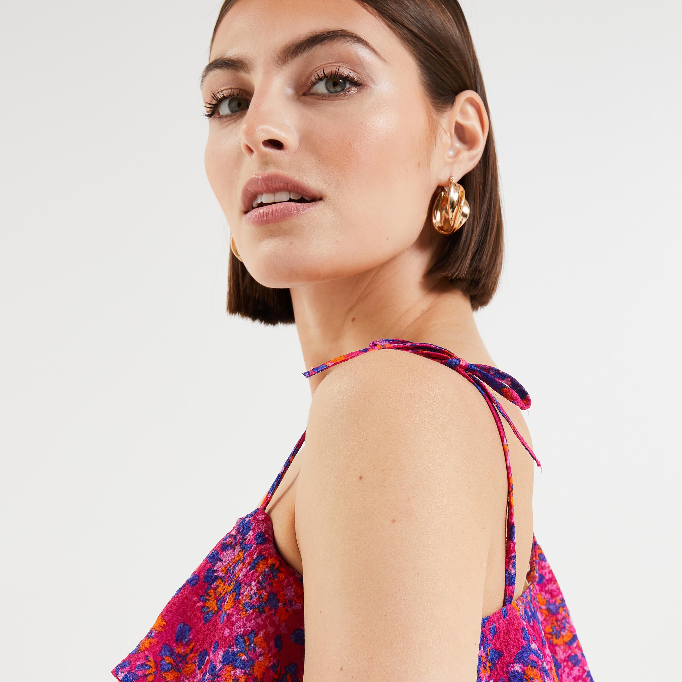Top one shoulder femme - IMPRIME