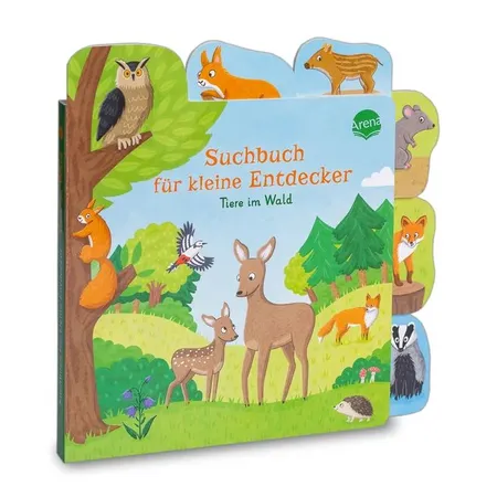 Arena Kissling, Suchbuch für kleine Entdecker. Tiere im Wald