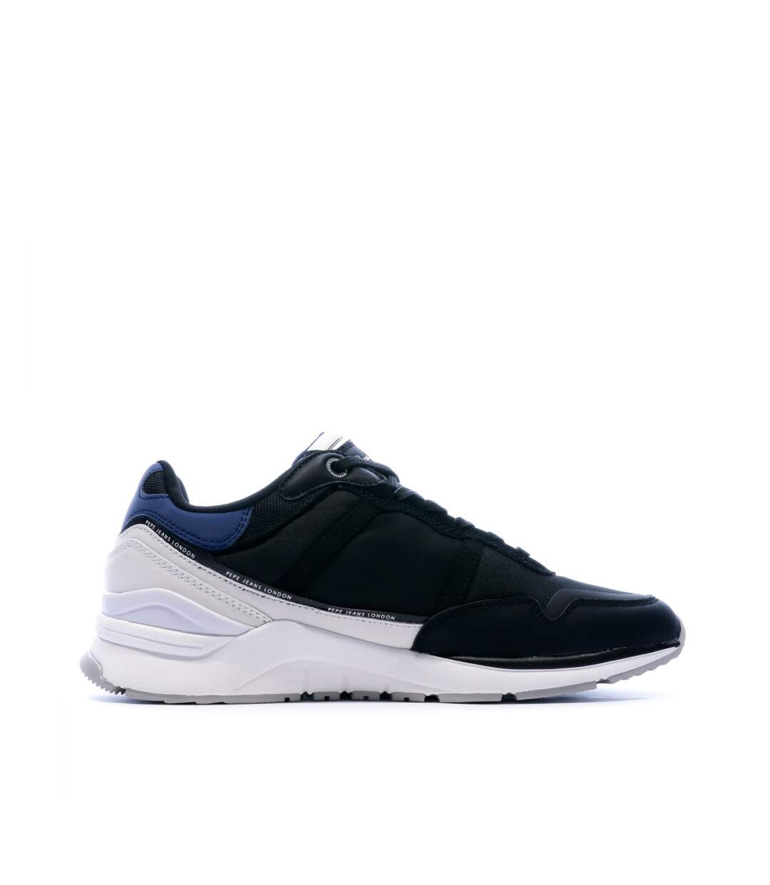 Baskets Noires Homme Pepe Jeans X20 Basic Half