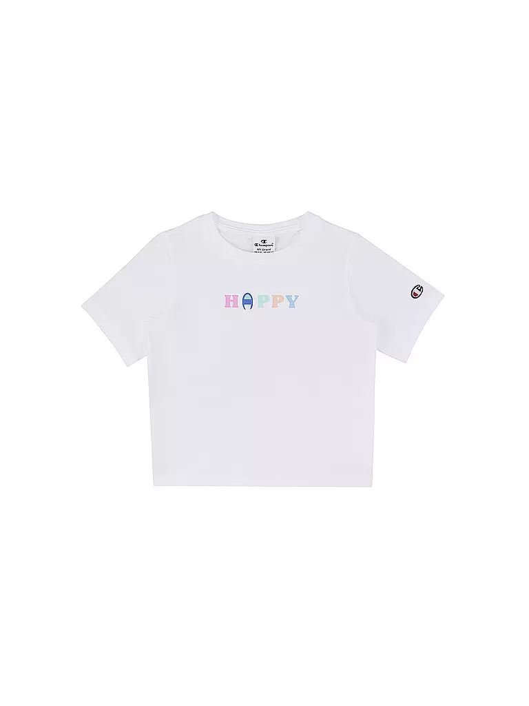 CHAMPION Mädchen T-Shirt weiss
