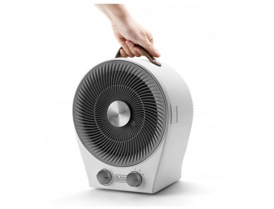 BLACK & DECKER - Radiateur soufflant Chauffage soufflant 2000w blanc bxfsh2000e