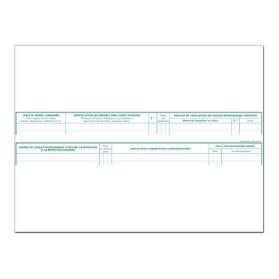 Exacompta - Registre d'évalution des risques professionnels - 32 x 24 cm