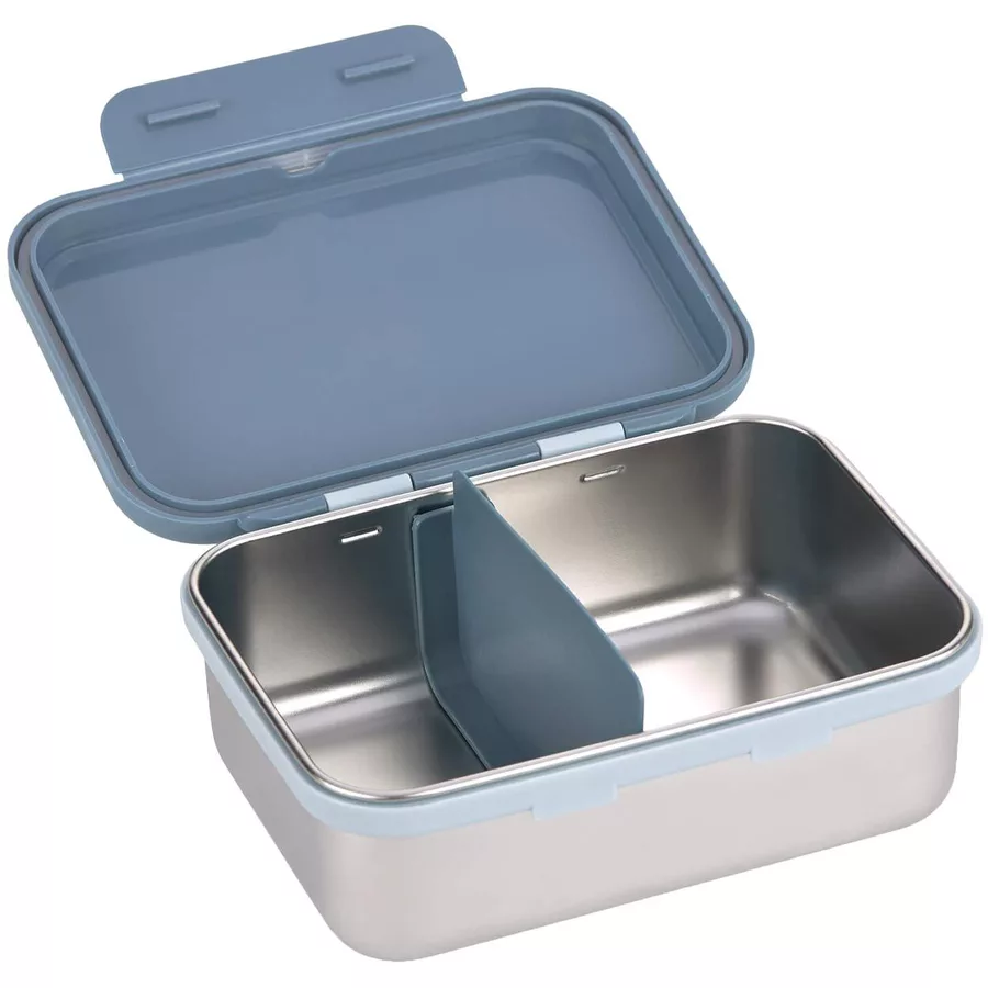 Lässig Edelstahl Lunchset blau