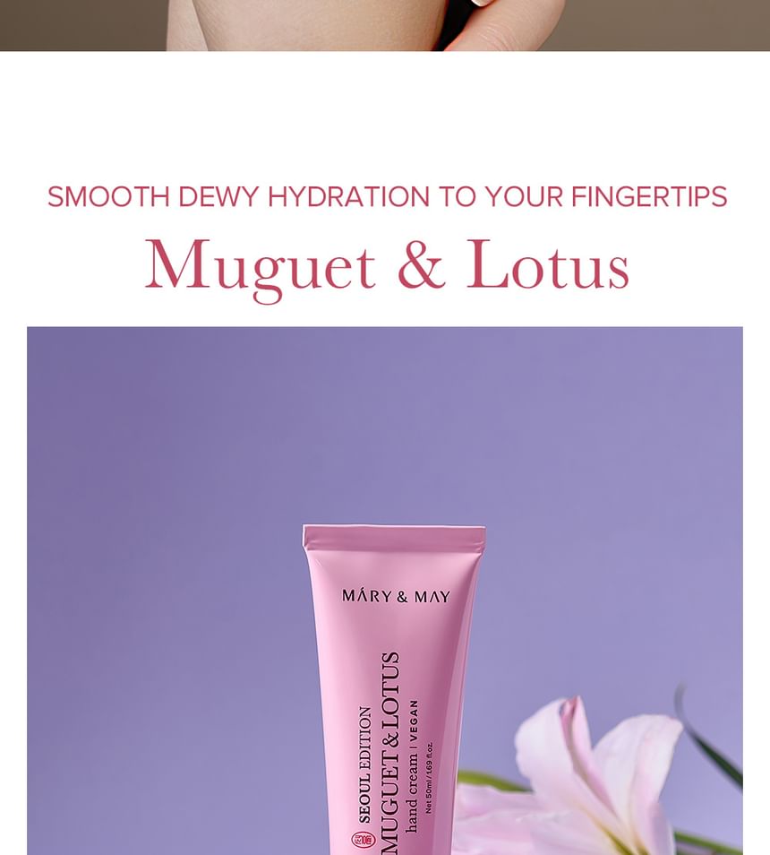 Mary&May - Muguet & Lotus Handcrème