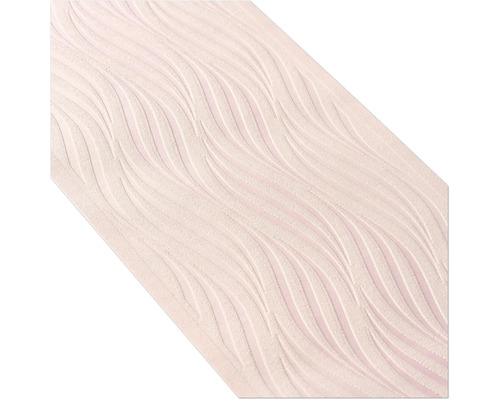 Zelfklevende rand 3841-19 Alleen rand golven roze 5 m x 13 cm