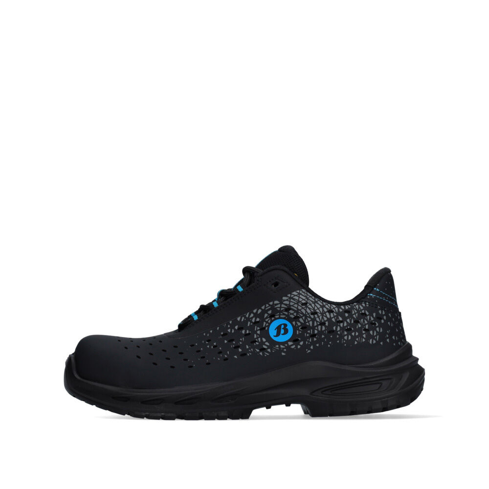 Bata Pebble XW - Brede Leest - Werkschoenen - Zwart - 38