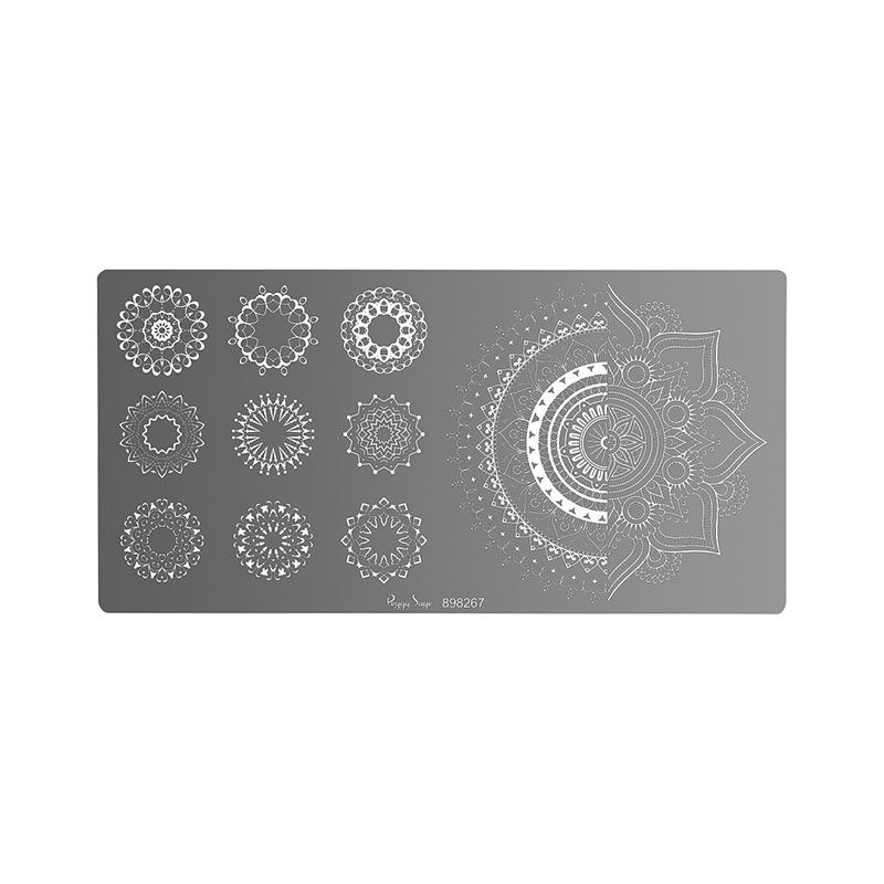 Plaque de stamping Mandala