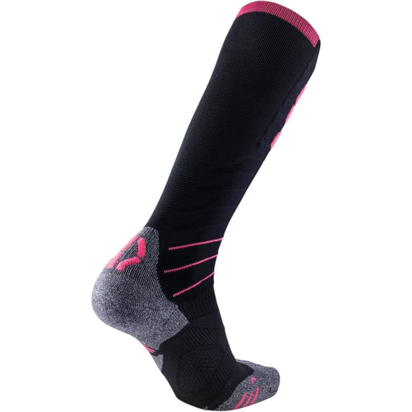 Chaussette de ski UYN LADY SKI EVO RACE SOCKS BLACK/PINK PARADISE