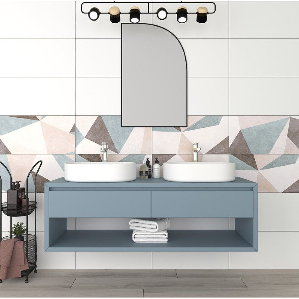 FLIS EDDA HVIT MATT 30X60CM 1,62M²/KRT