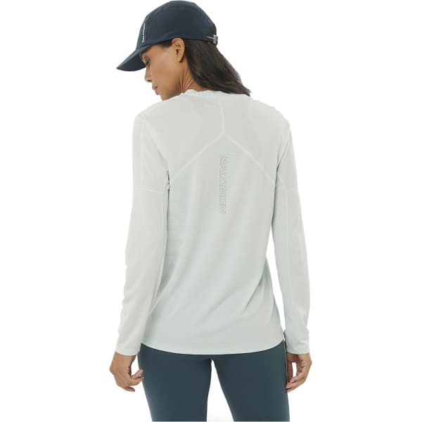 T-shirt trail SALOMON SENSE AERO LS TEE GFX W MISTY BLUE