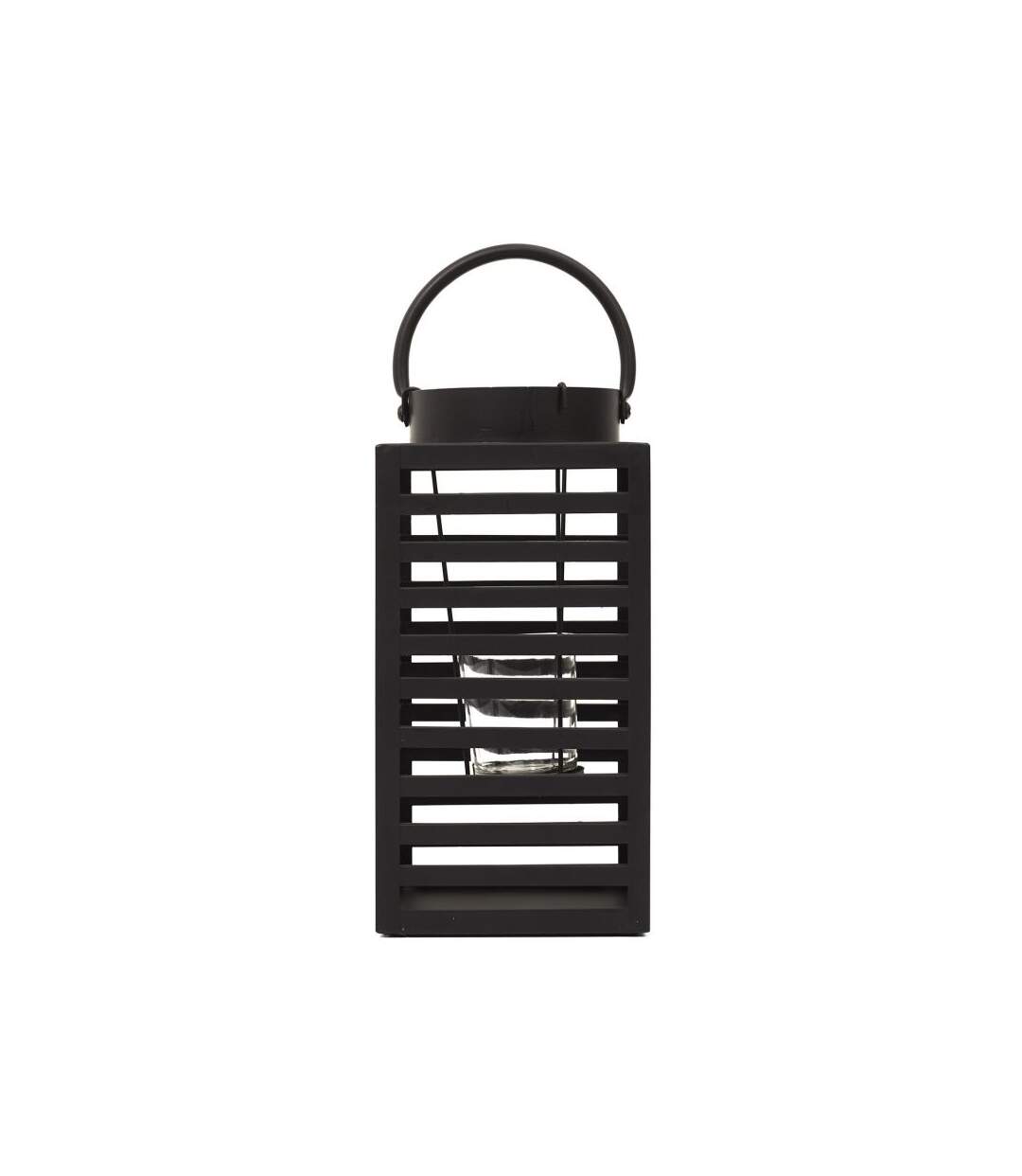 Paris Prix - Lanterne Design En Métal girona 24cm Noir