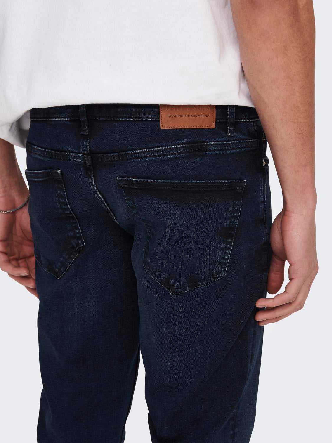 ONSLOOM Slim Fit Jeans Blue Black Denim