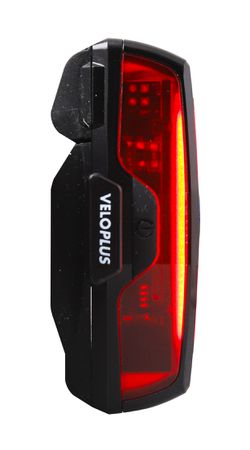 SEITWÄRTS Rücklicht  schwarz  50 Lumen, micro USB
