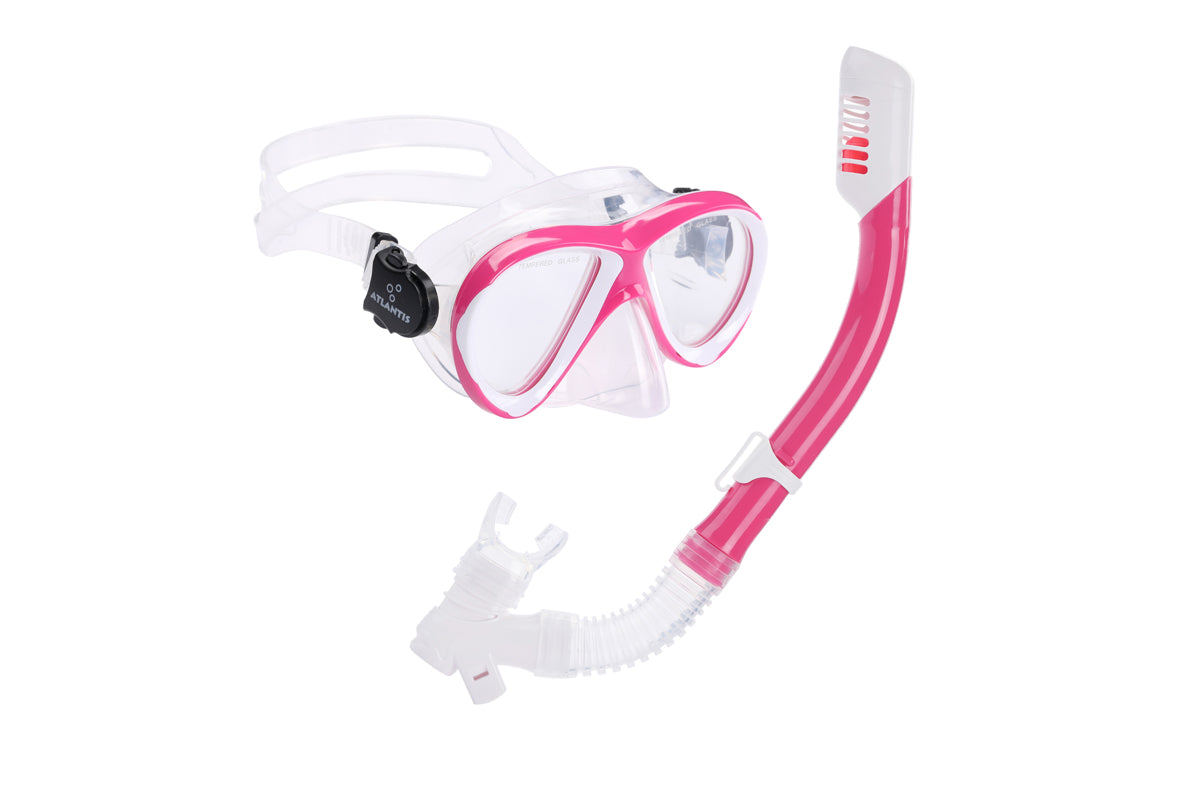 Atlantis Waikiki Snorkelset - Pink