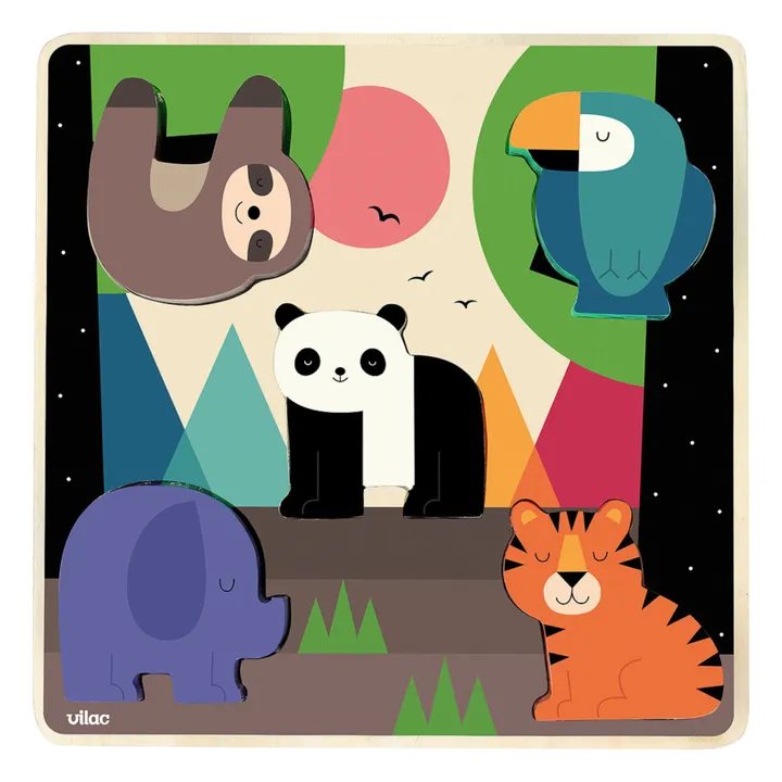Vilac Jeu d'encastrement sonore Jungle