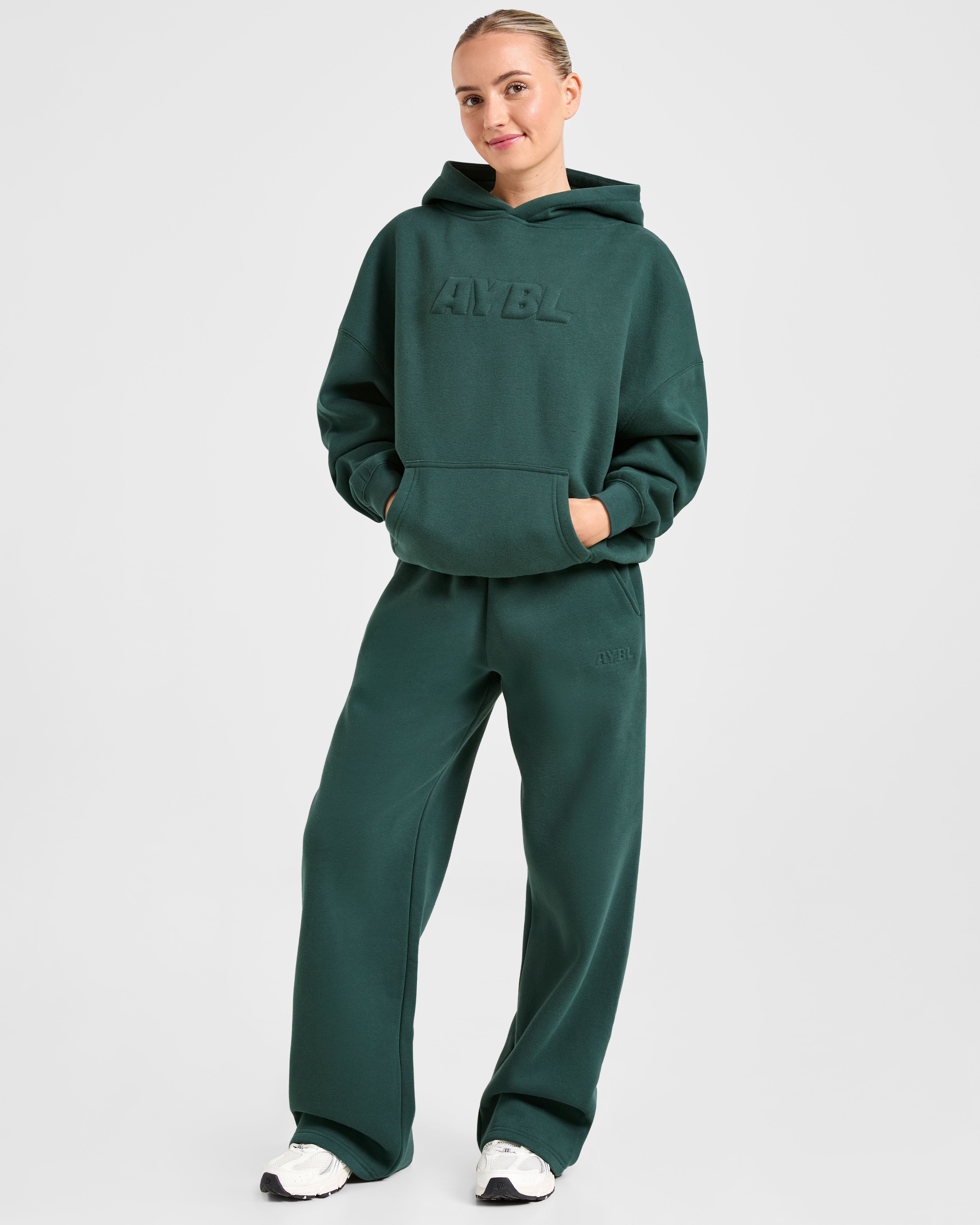 Classic Plush Oversized Straight Leg Joggers