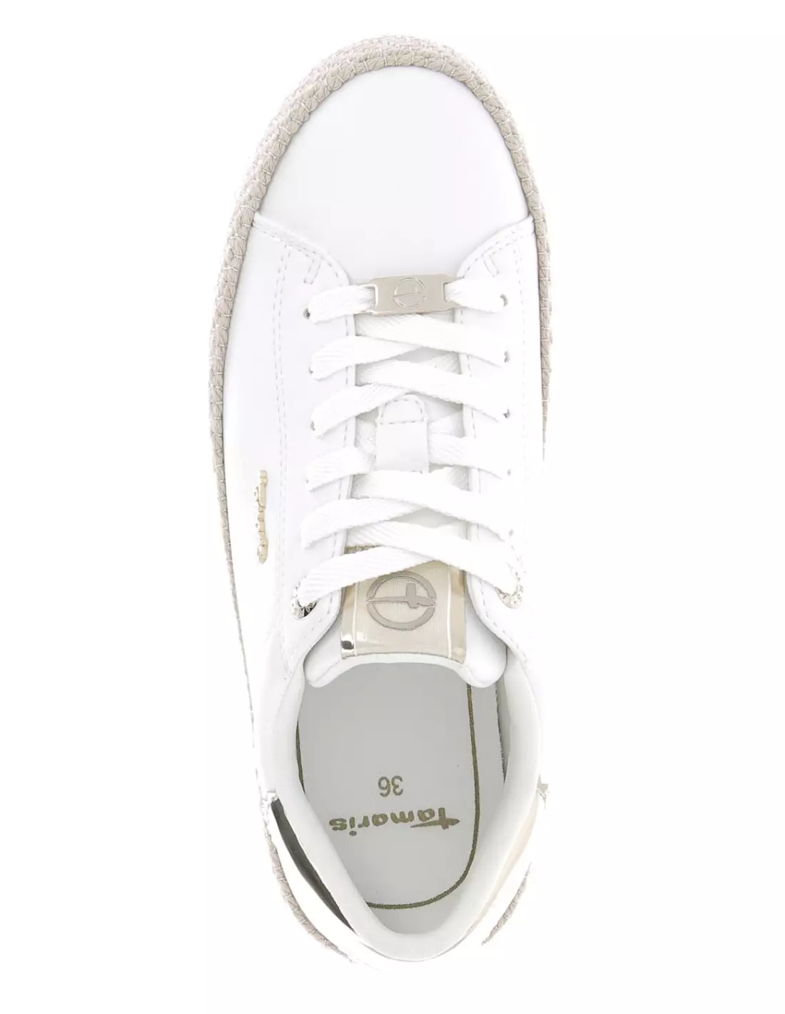 TAMARIS 23713-42 190 - Baskets Whitegold