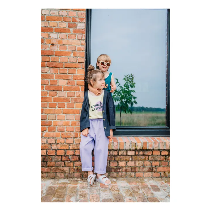 Bonnie & The Gang Pantalon Frits Coton Bio | Lavande