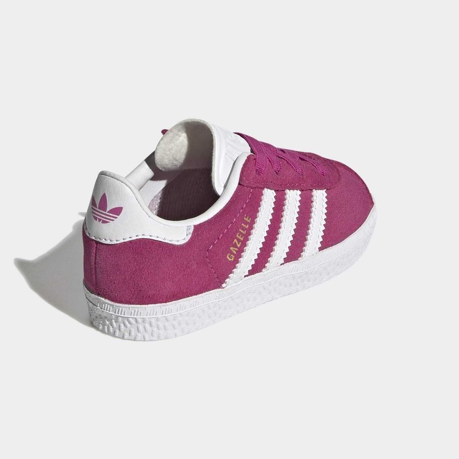 Adidas Original Gazelle Comfort Closure Elastic Laces Shoes Kids