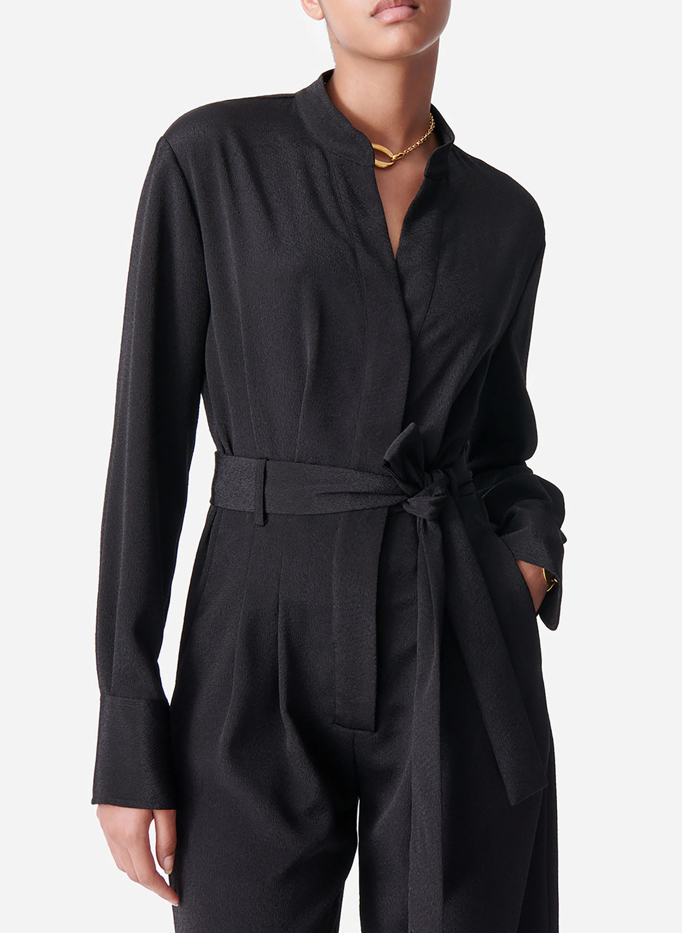 DAYON - Combinaison-pantalon cintrée | Noir
