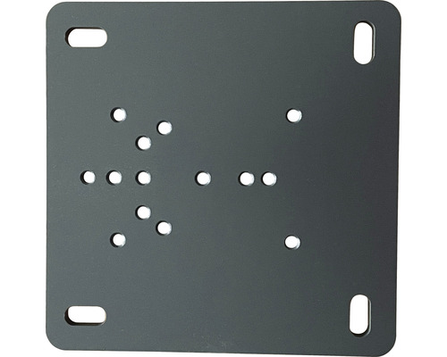 SOLUNA Universele Montageplaat 250x250 mm RAL 7016 antracietgrijs voor SOLUNA zonneschermen Comfort, Concept, Exclusiv, Exquisit, Proof, Trend