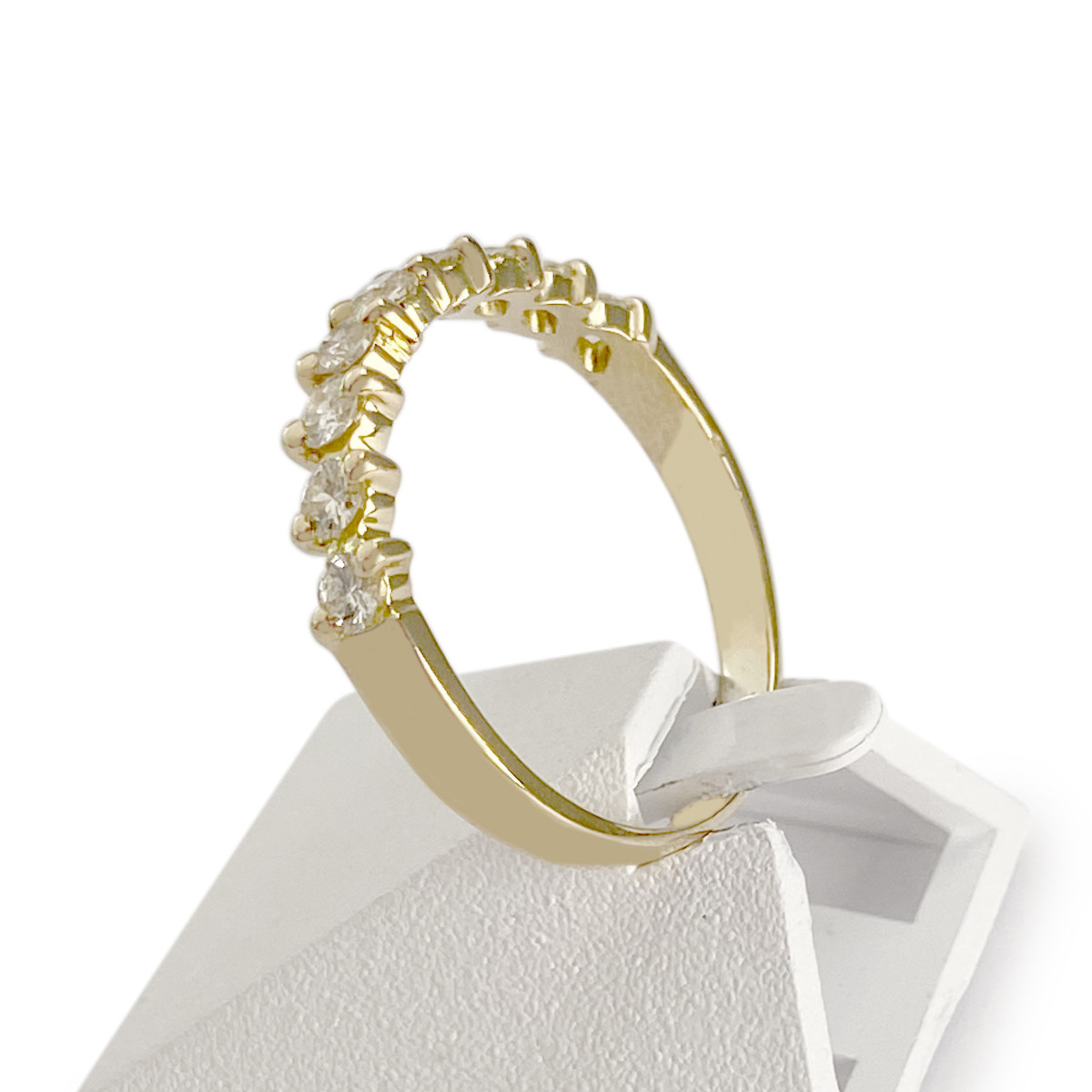 Bague d'occasion or 750 jaune diamants