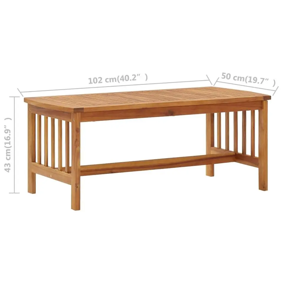 vidaXL - Loungeset - Wit - Hout
