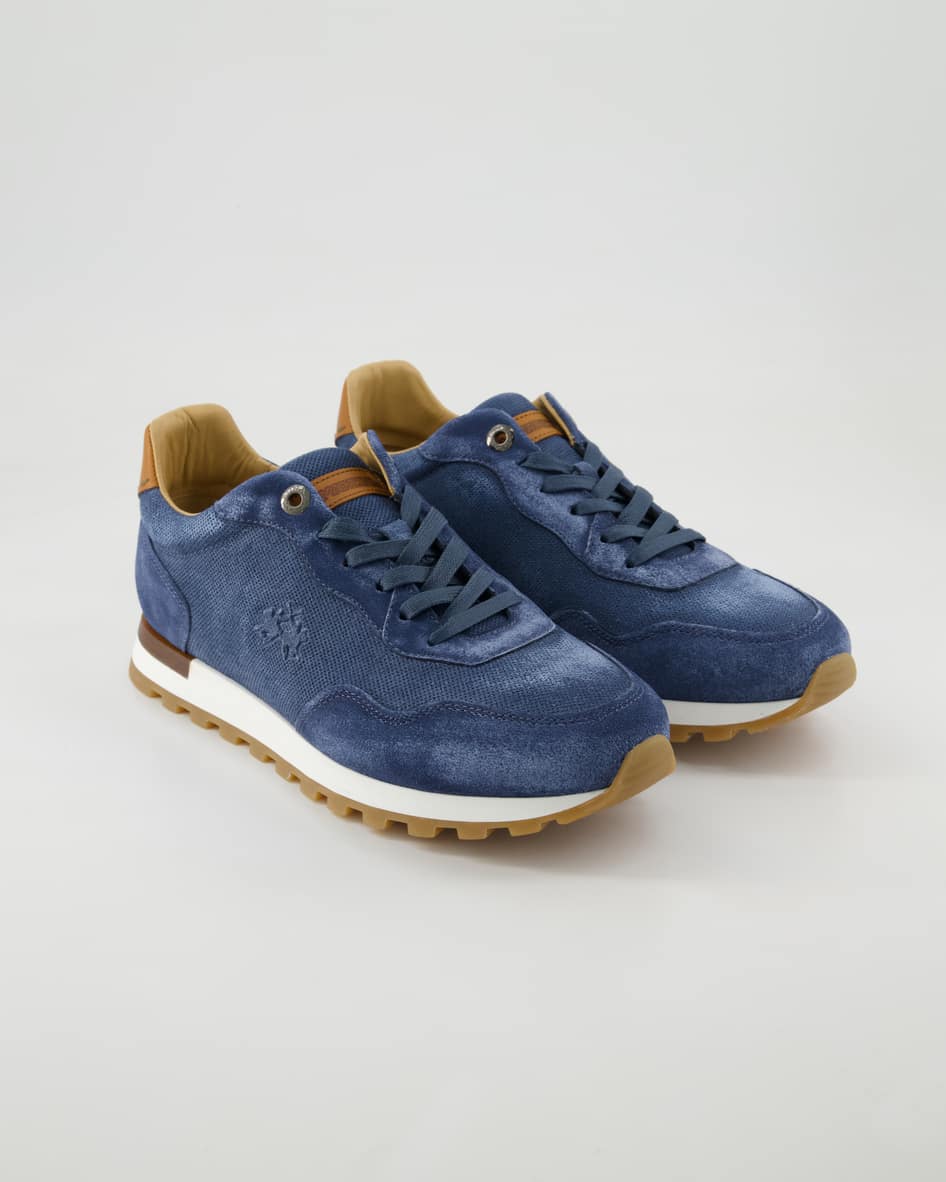 La Martina LFM251.041.3100 Sneaker in Blau