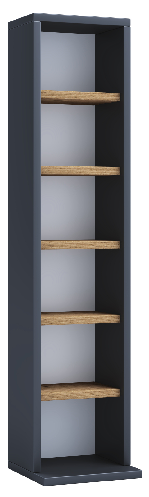 Regal ELEMENTA - anthrazit-Honig Eiche - 20 cm