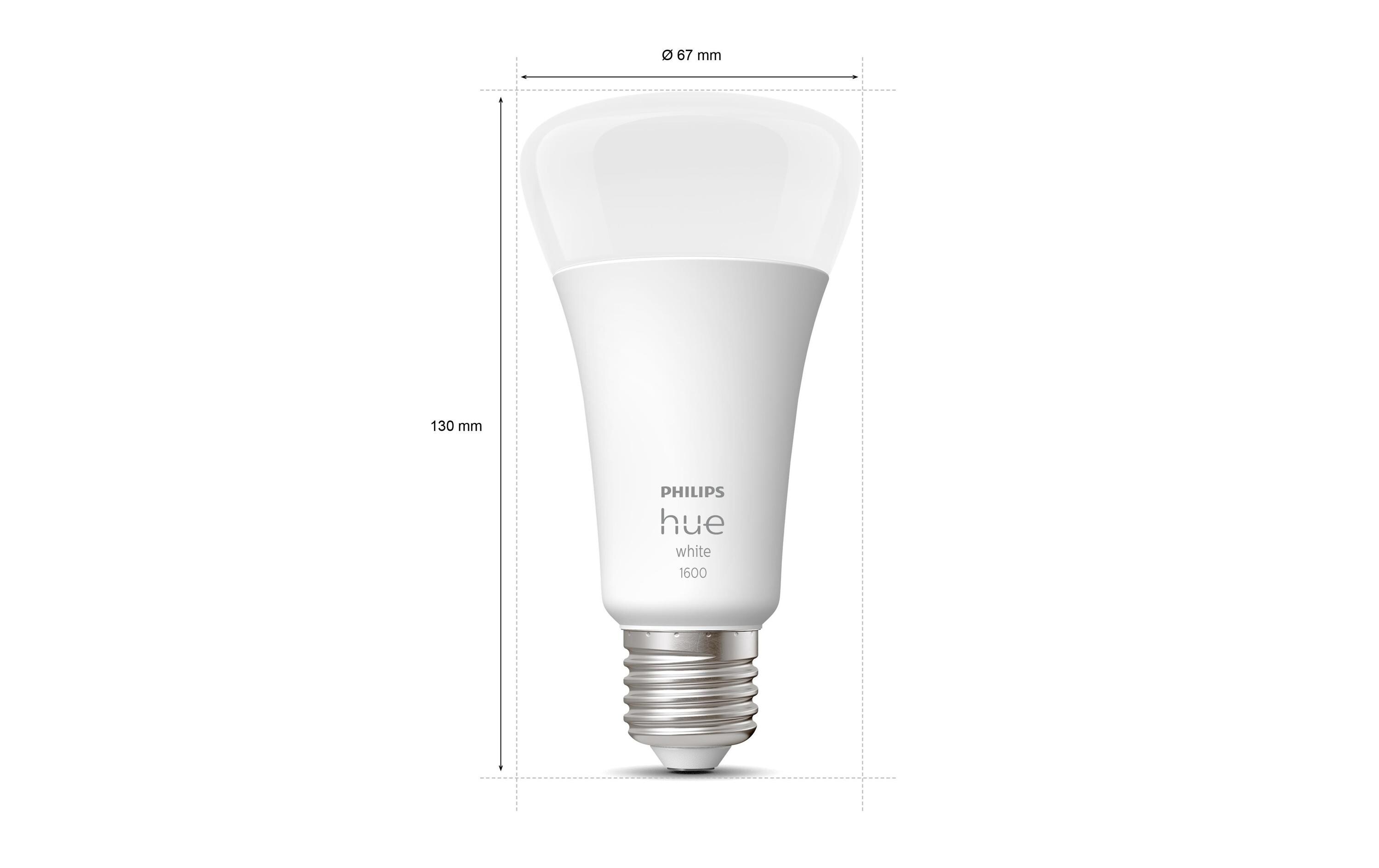 Leuchtmittel White E27 Einzelpack 1600 lmPer Bluetooth steuerbares Hue E27-Leuchtmittel