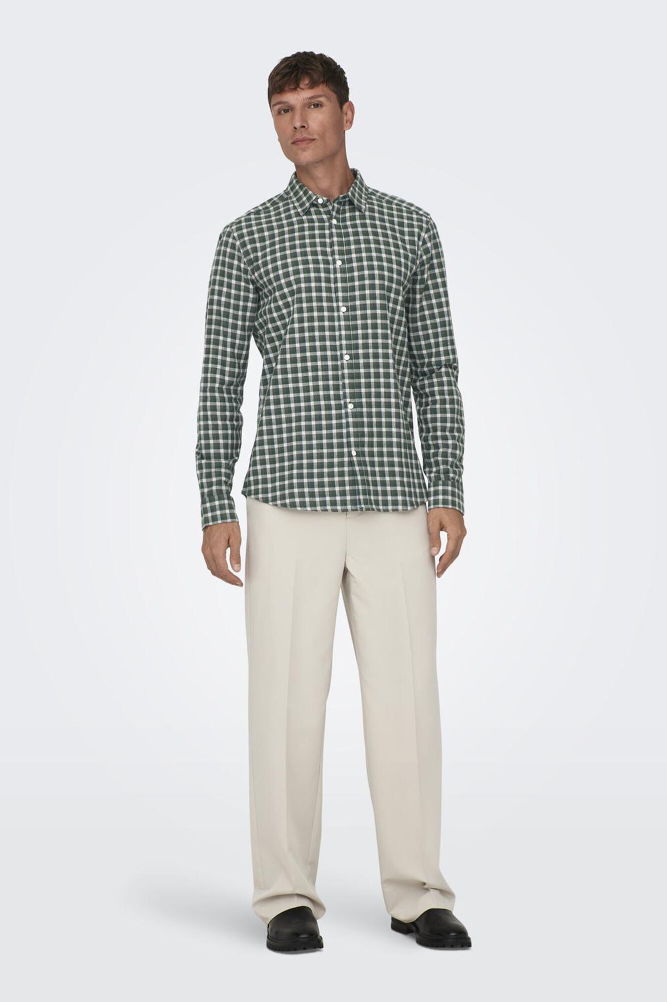 Camisa xadrez de flanela