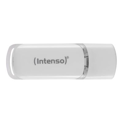 Intenso Flash Line - Clé USB 64 Go - USB-C 3.1 Gen 1 - blanc