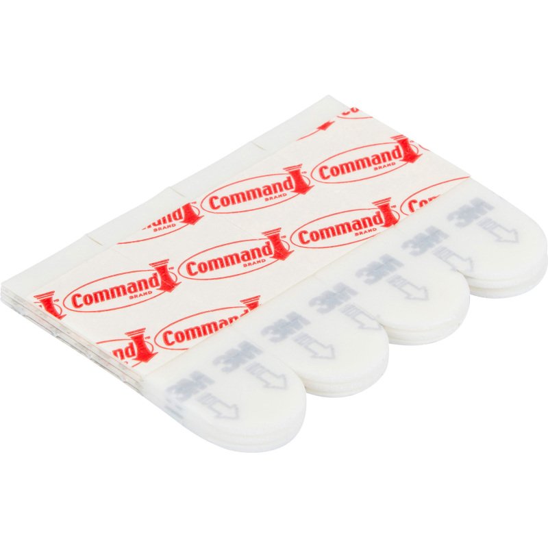 Languettes adhésives Command 3M pour posters - Blister de 12